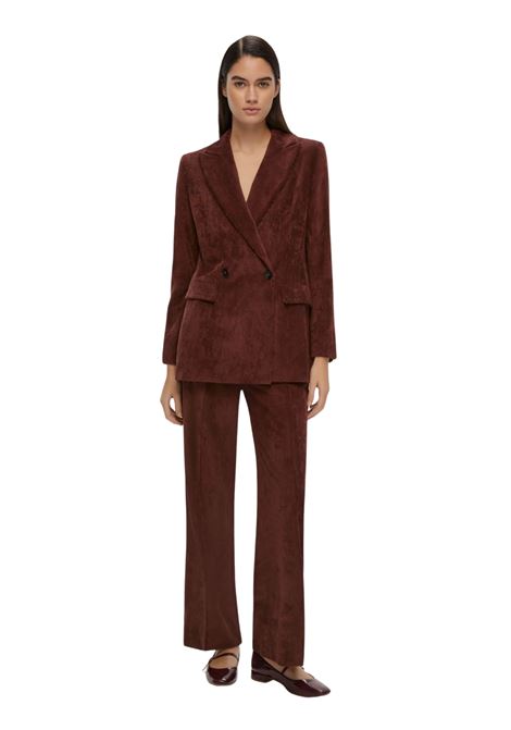 Pantalone dritto in velluto - BORDEAUX Emme Marella | DESTINO004